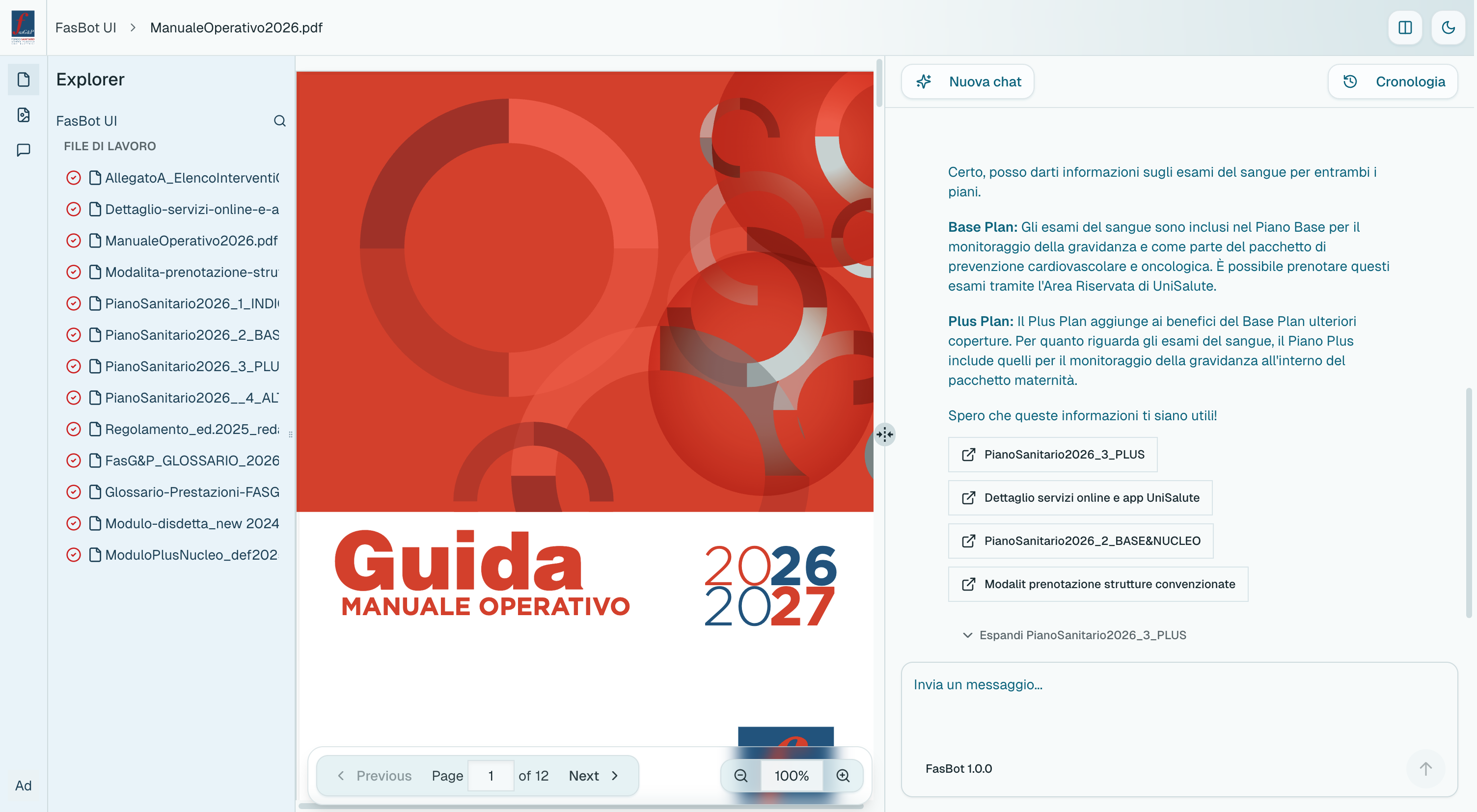 Anteprima della piattaforma FasG&P